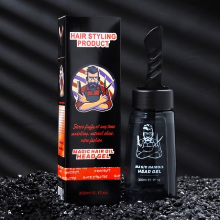 Superproof gel for laying a beard and mustache, 300 ml-4