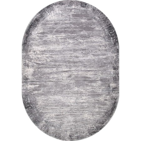 Oval Carbon Karmen Hali Armina, size 80x150 cm, color Grey/Grey-1