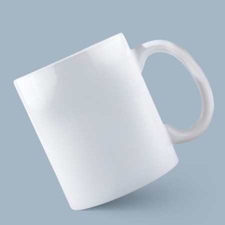 Ceramic mug "Dad", 320 ml, white color-2