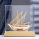 Souvenir ship on the stand sailboat 21cm