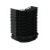 Plastic composter, 1200 l, 85 x 134 x 134 cm, black