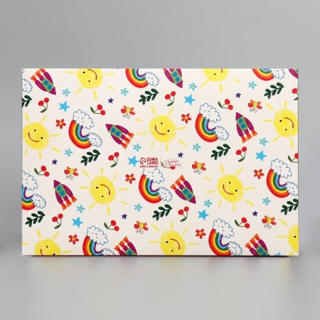Capley box, confectionery packaging with a window, 6 cells, “favorite”, 25 x 17 x 10 cm-3