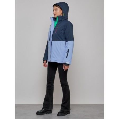 Ski jacket female, size 46, purple color-5
