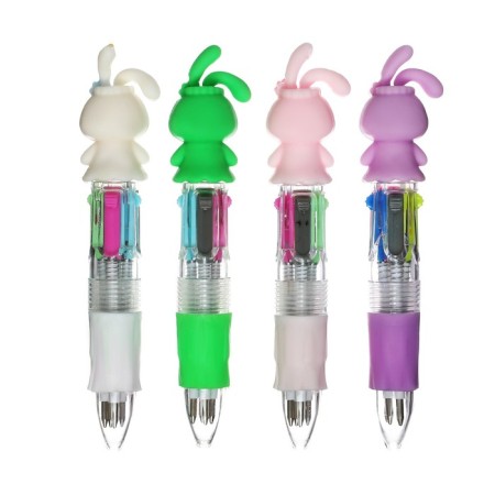 Ball-shaped handle "Bunny" 4-color-mini, mix