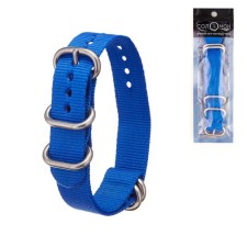 Solomon watch strap, 18 mm, l-27 cm, blue