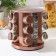 Set for glass spices on the stand “Prof”, 100 ml, 19 × 20 cm, 12 pcs, bronze color