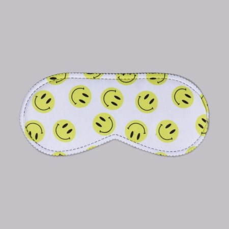 Good Vibes sleep, 19 × 8.5 cm, elastic band is single, white/yellow color-2