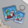 Set "Snake. Dudochka" (keychain 3.5x5 cm, magnet 5.7x5.7 cm)