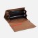 Women's wallet on magnets, brown color