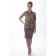 Female blouse, size 42, brown color