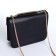 Female bag on a magnet, small size, black color