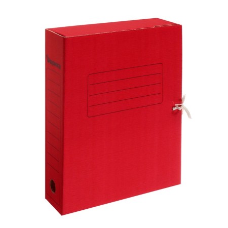 Archive folder with Calligrata ties, microhofrocard, 70 mm, up to 700 l, red-4