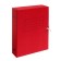 Archive folder with Calligrata ties, microhofrocard, 70 mm, up to 700 l, red