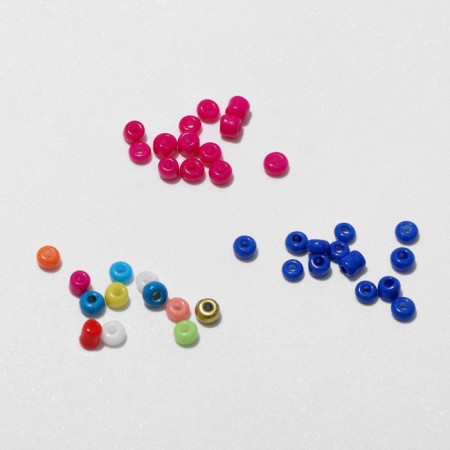 Set for creating decorations "Rainbow", 5 types of beads, scissors, 2 bobbins of fishing line 0.5 mm-9