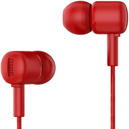 Pero EP16 headphones, vacuum, 98 dB, 24 Ohms, 3.5 mm, 1.1 m, red-1