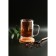 Glass mug with double walls Magistro "Duo", 300 ml, 12 × 9 × 11 cm