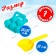Game set "Play snowballs", 3 objects, color mix