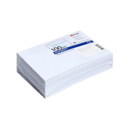 Postal envelope C6 114 x 162 mm, without telling, without window, glue, 80 g/m2-2