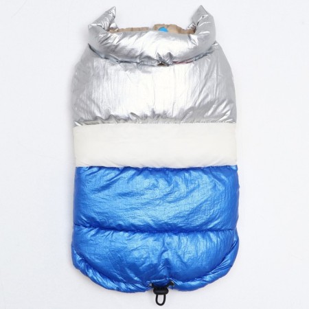 Jacket for dogs with weighting size 16 (DS 36, OG 46, Osh 35), silver-blue-6