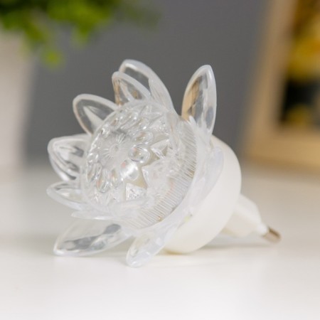 Night Plastic "Flower" 8x8x7.5 cm Risalux