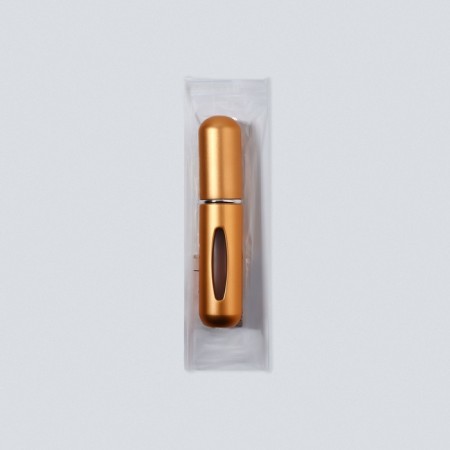 Perfume atomizer, with a spray, 10 ml, golden color-5