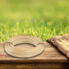 Artificial rattan 8 mm 100 m wave (straw)