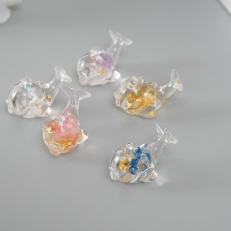 Acrylic Suspension Suspension "Sea Fish" shines in the dark mix 2x2.9x2 cm