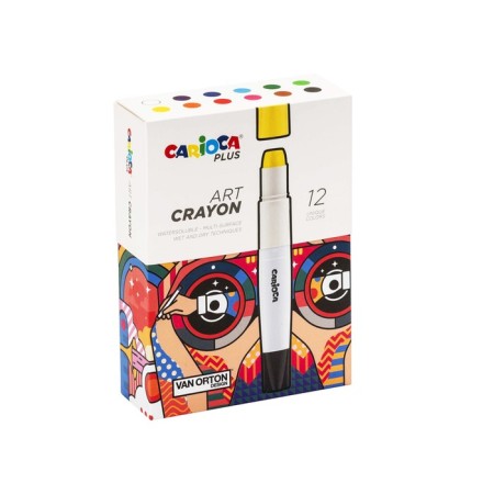 Loars of art 12 colors, Carioca Plus ", premium bright, soft, cardboard, euro suspension-2
