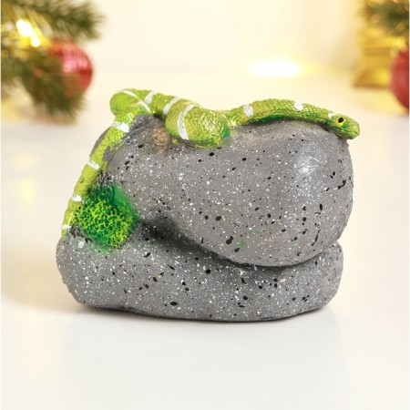 Figure "Snake on Stone" Color, 8x11.5cm-1