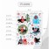 New Year sticker interior color "New Year bullfinches" 30x40 cm
