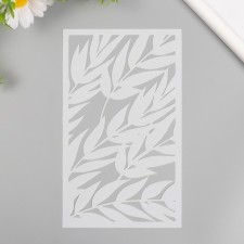 Stencil of background plastic 