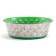 The bowl of a weighted embossed, with a silicone base, green, 600 ml