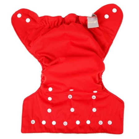 Panties-scammer, reusable, carbon-bamboo fabric, red color, from 0-36 months.-6