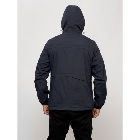 Sports male jacket, size 48, dark blue color-11