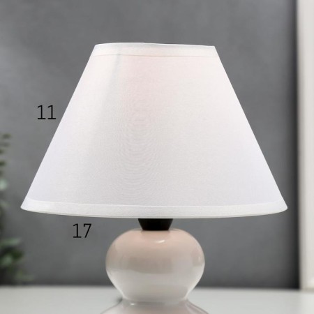 Table lamp 16401/1wt E14 40W white 17x17x24 cm-5