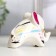 Souvenir Ceramics "Elephant with a zigzag on the ears" Color spots 7x4.2x9.8 cm