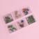 Sudden for nail decor, 6 species, in a case, multi -colored
