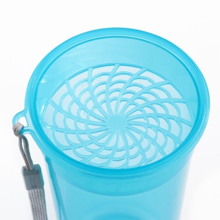 Shaker, 500 ml, with sieve, 21 x 8.5 cm, mix-3