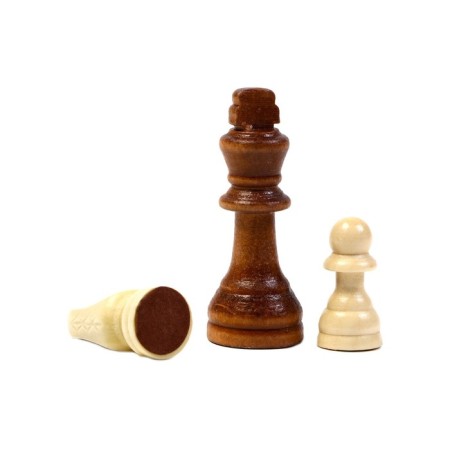 Wooden chess "Galant", 50 x 50 cm, King H-9 cm, Pig H-4.5 cm-1