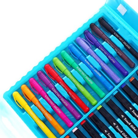 Set for drawing animals blue-9