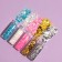 Sparkles for decor, large, set of 12 bottles, multi -colored