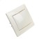 Smartbuy switch Venus, 10 A, 1 key, hidden, white