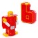 Set of robots "alphabet", transformed, 7 pieces, gather in 1 robot