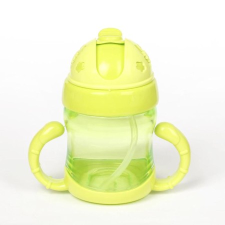 Baby chipper with silicone tube, 200 ml., With handles, Mix color-5