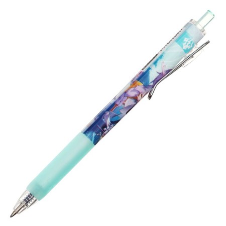 Automatic gel handle 0.5mm blue "anime", mix-1