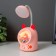 Table lamp "Ears" LED 3W USB pink 7x10x17 cm Risalux