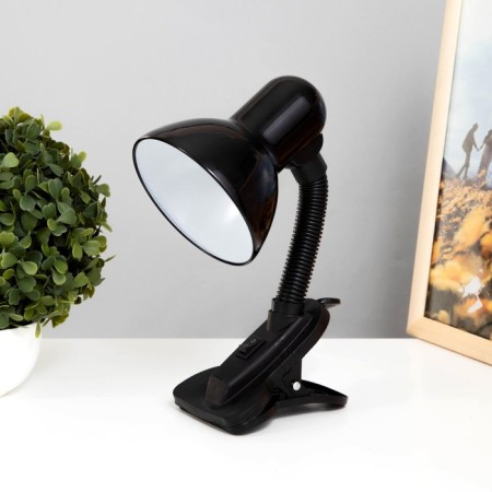 Table lamp E27, with off. On the clamp (220V) black (108V) risalux