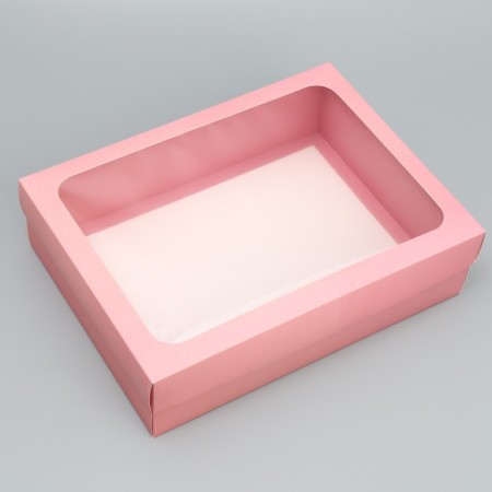 Gift box, packaging, "pink", 32 x 24 x 9 cm-1