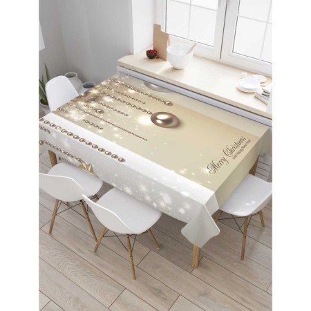 The tablecloth "New Year's shine", rectangular, Saten, size 145x180 cm