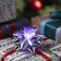 LED toy "Balt-star" 9 × 6 × 9 cm, batteries Lr44x3, glow of multi, silver